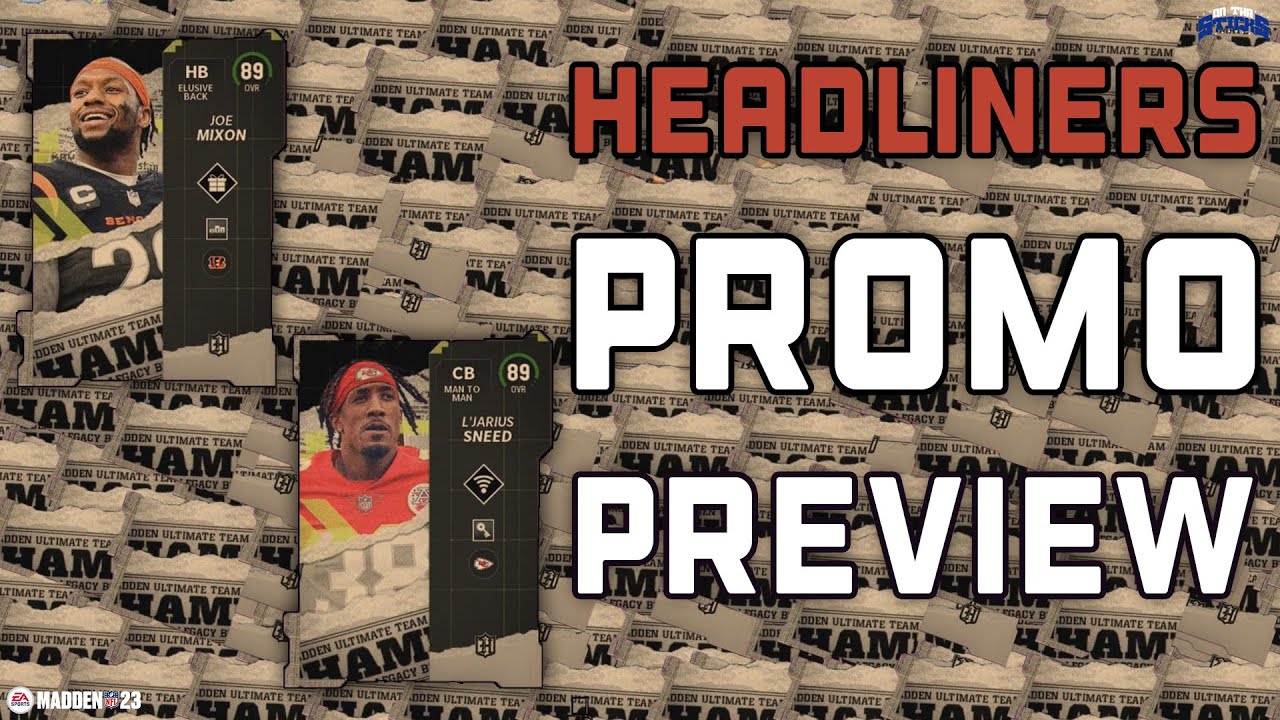 Headliners Promo Preview Madden 23 Ultimate Team! #MUT