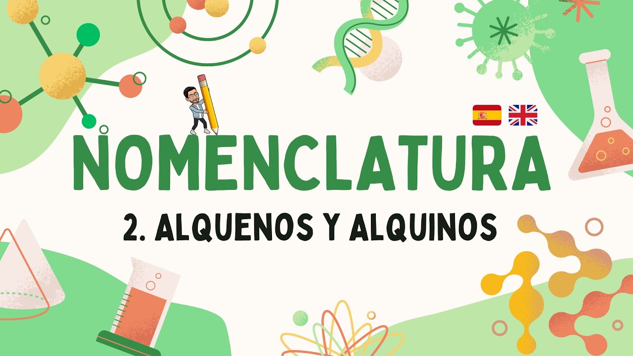 Nomenclatura orgánica 2 alquenos y alquinos multilanguage 🇬🇧 🇪🇸