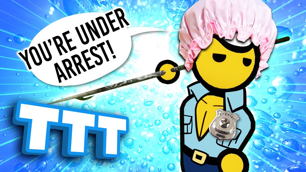 STOP! IT'S THE SHOWER POLICE! | Gmod TTT