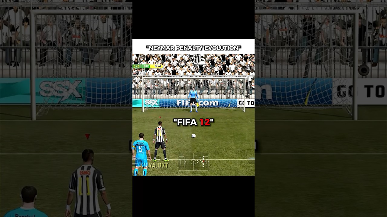 Эволюция пенальти Неймара🔥В ФИФА