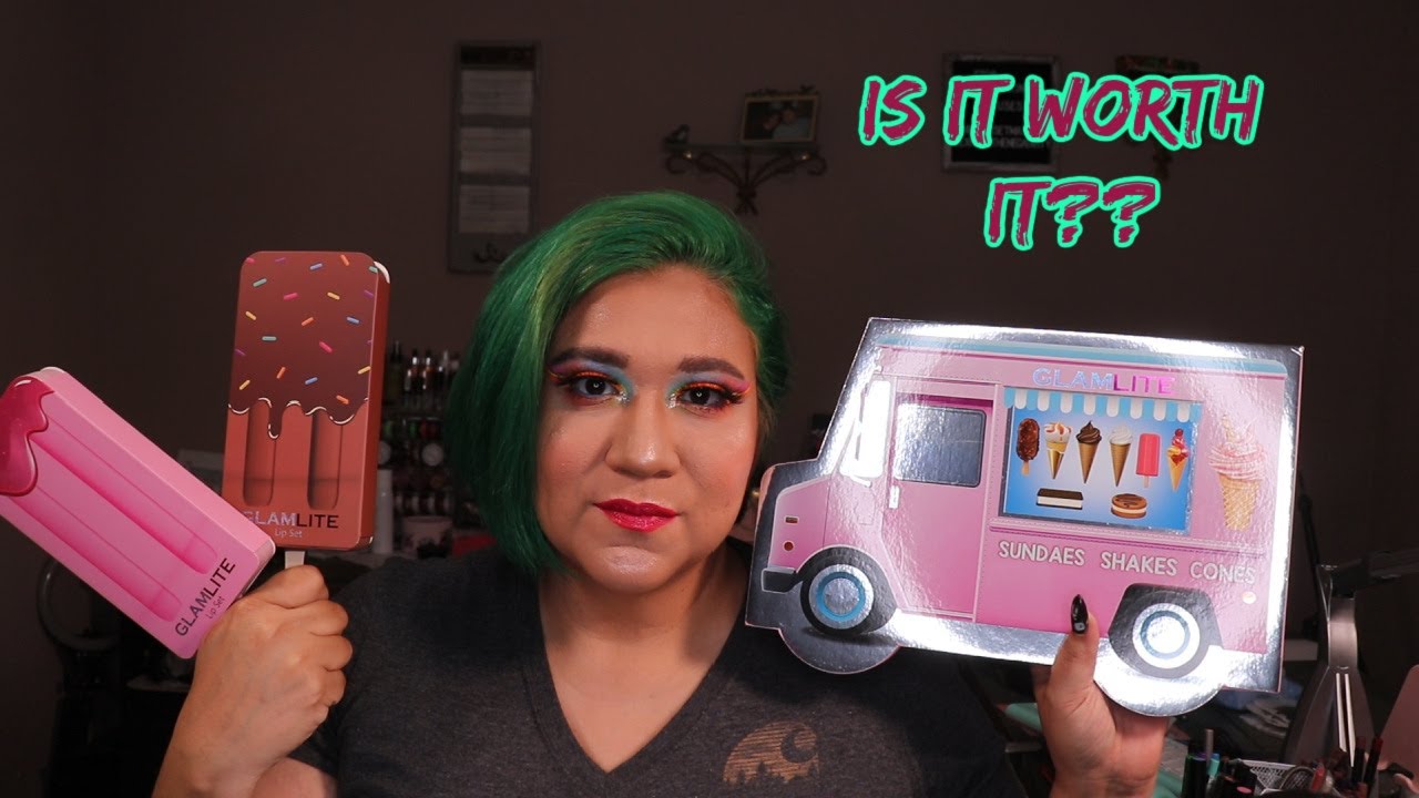 Glamlite Ice Cream Dream Collection - Swatches, First Impressions, and Look