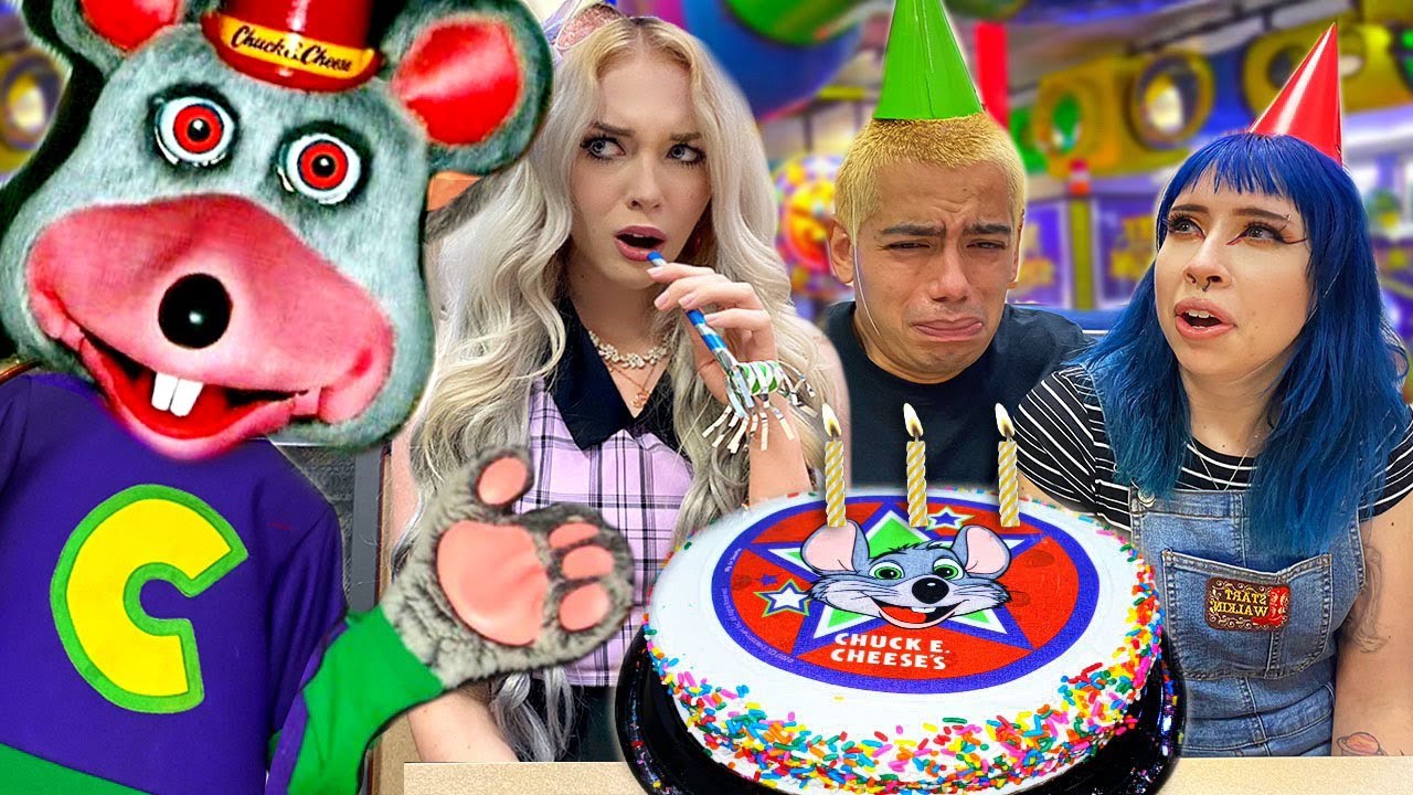 У нас была вечеринка по случаю дня рождения в стиле Chuck E Cheese, и это было УЖАСНО...