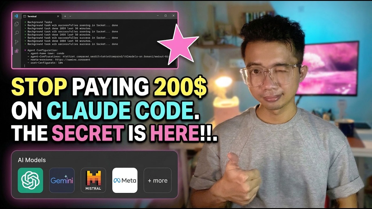 STOP Paying Claude Code? Get Free AI Coding Agent with Over 50+ Models Setup