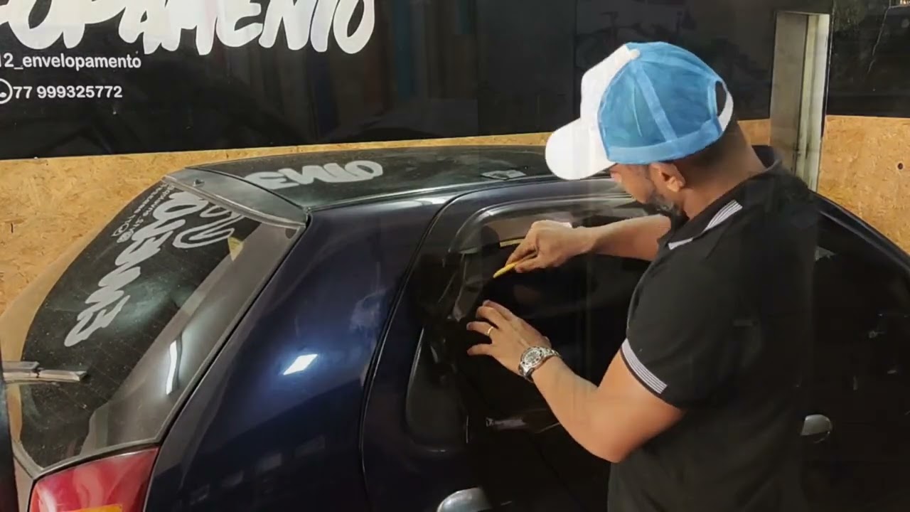 Aplicação de película g5 Palio