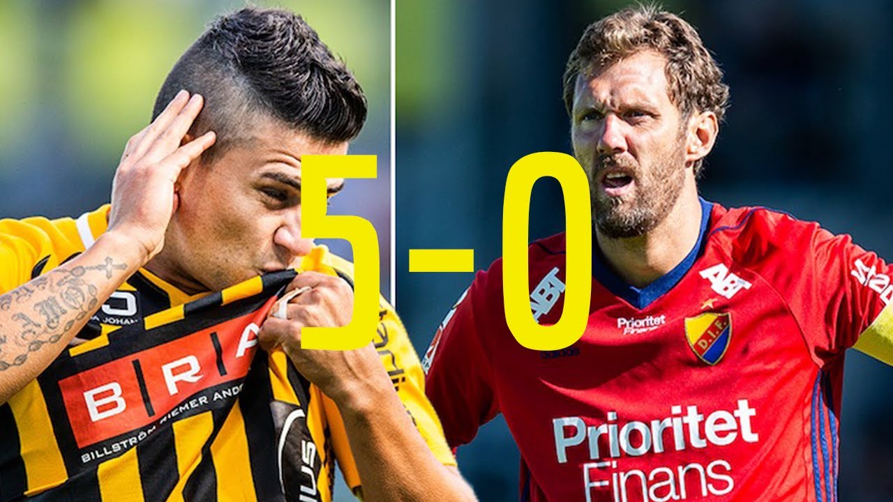 BK Häcken - Djurgårdens IF (5-0) Allsvenskan 2018