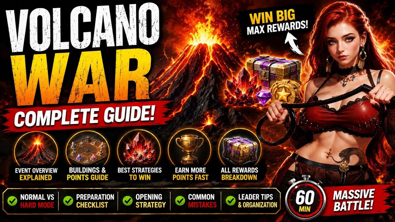 Last Z Volcano War Ultimate Guide | Max Rewards, Best Strategy & Common Mistakes