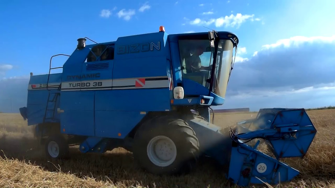 HIT Bizon Dynamic Z115, Valtra T144A Czyli Żniwa 2019