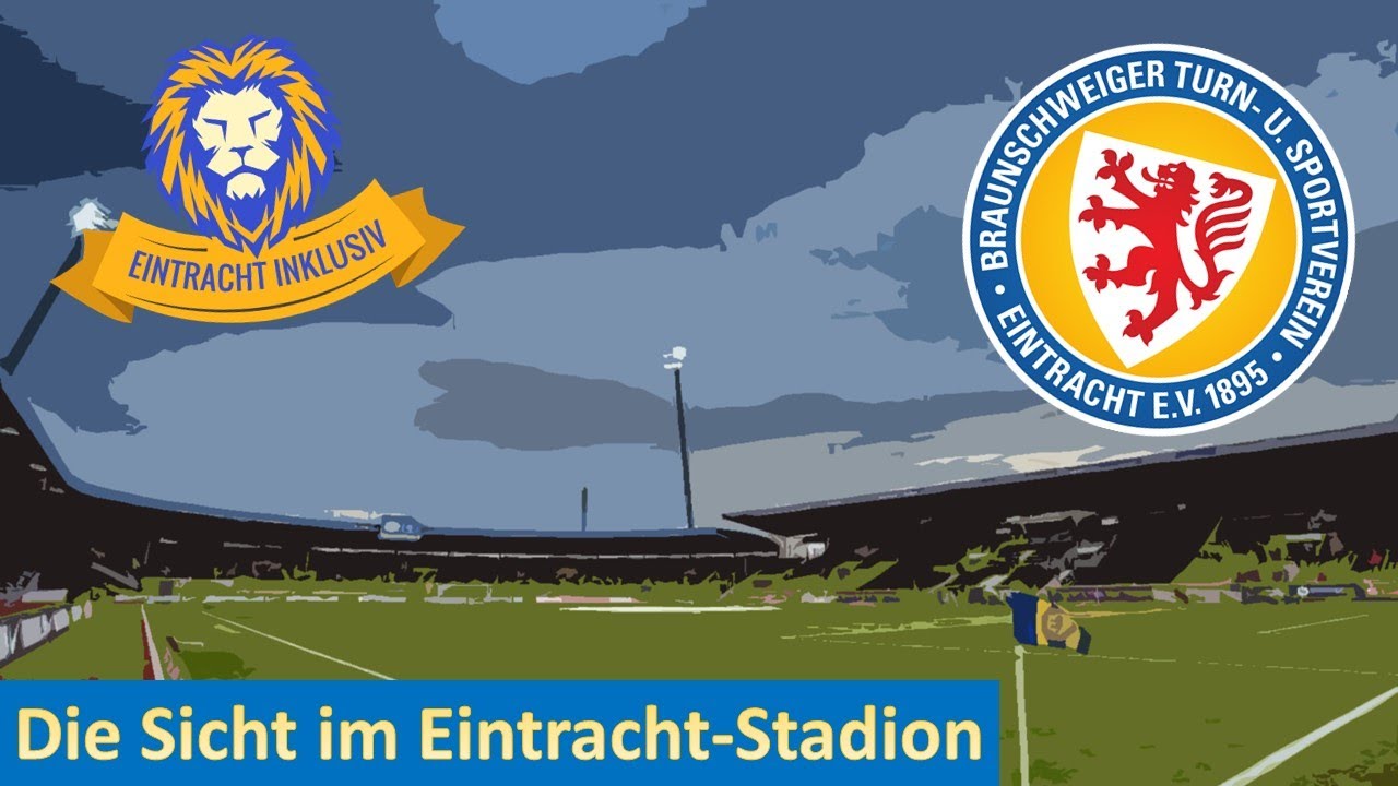 Die Sicht im Eintracht - Stadion