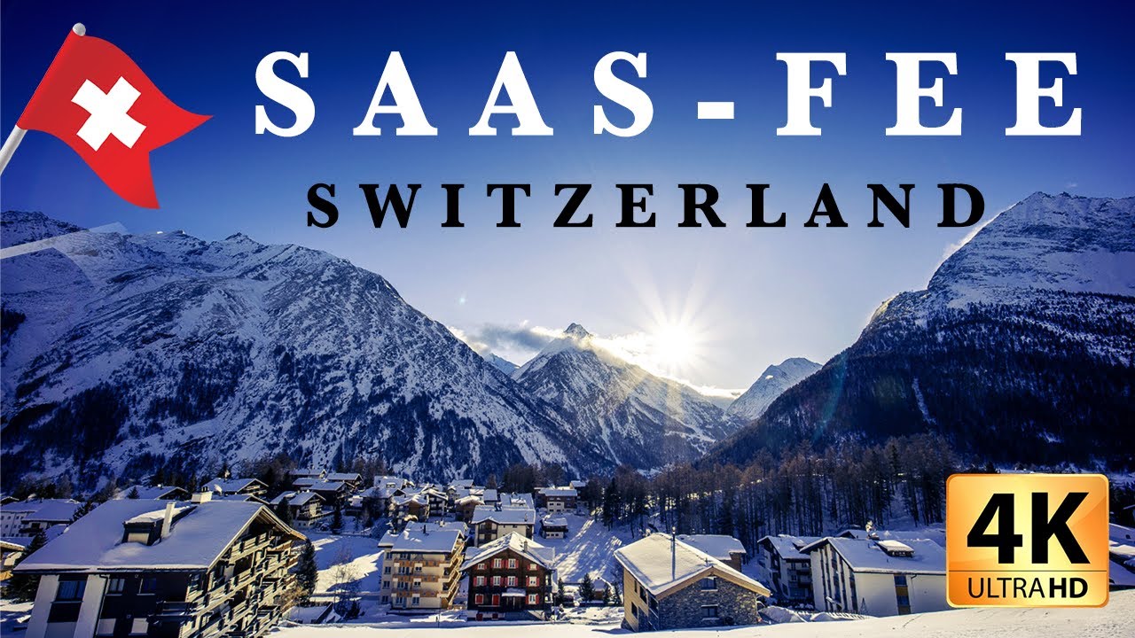 Skiing in Unreal Saas Fee - Swiss Alps 4K UHD