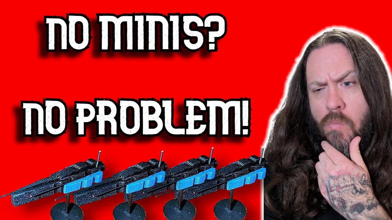Make your own Starship Minis! | Tabletop Wargaming On A Budget