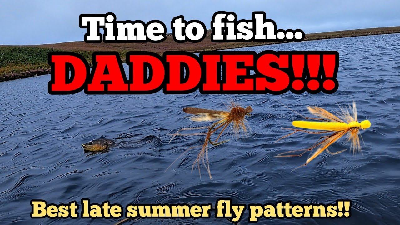 FLY FISHING SCOTLAND : Best Fly patterns for August.. The Daddy Long Legs!! Must have Fly for August