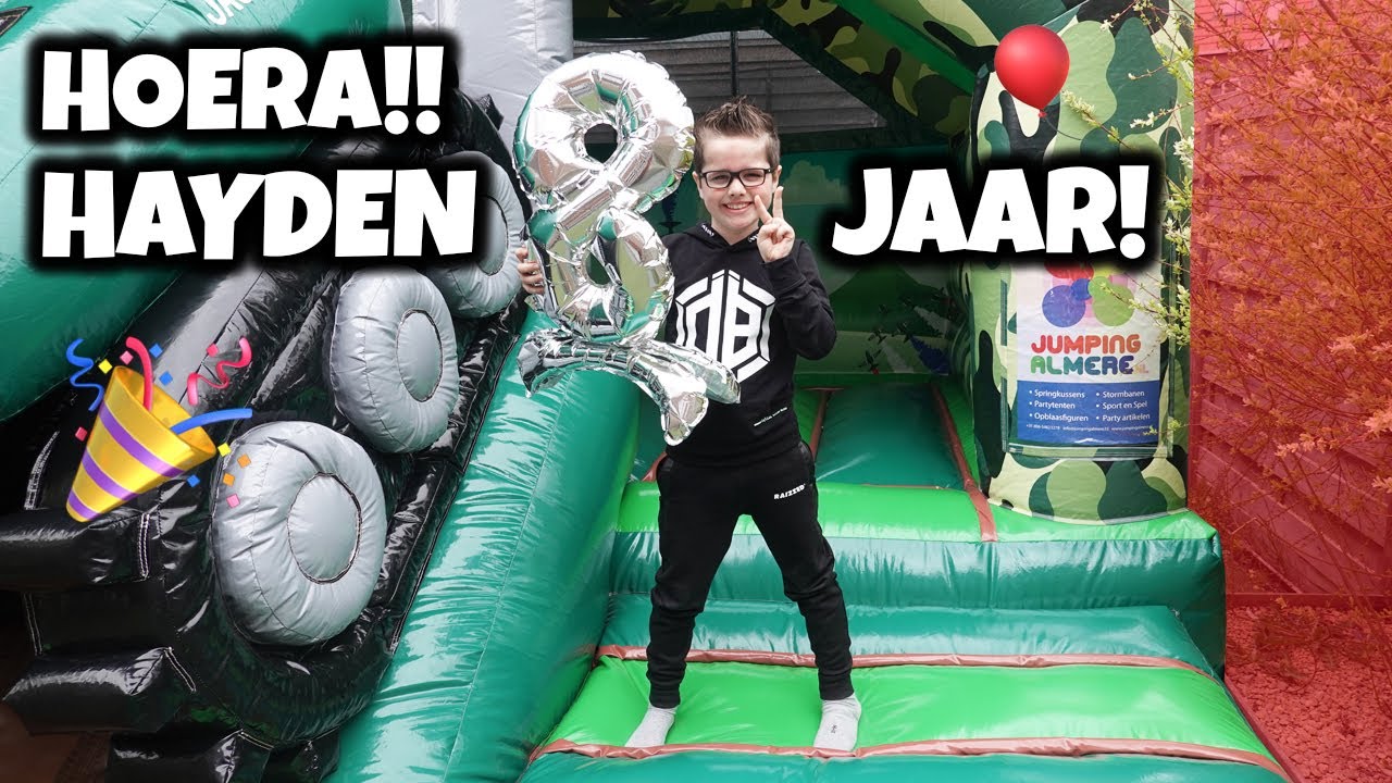 HAYDEN IS 8 JAAR GEWORDEN !! [VERJAARDAGSVLOG] - Broer en Zus TV #592