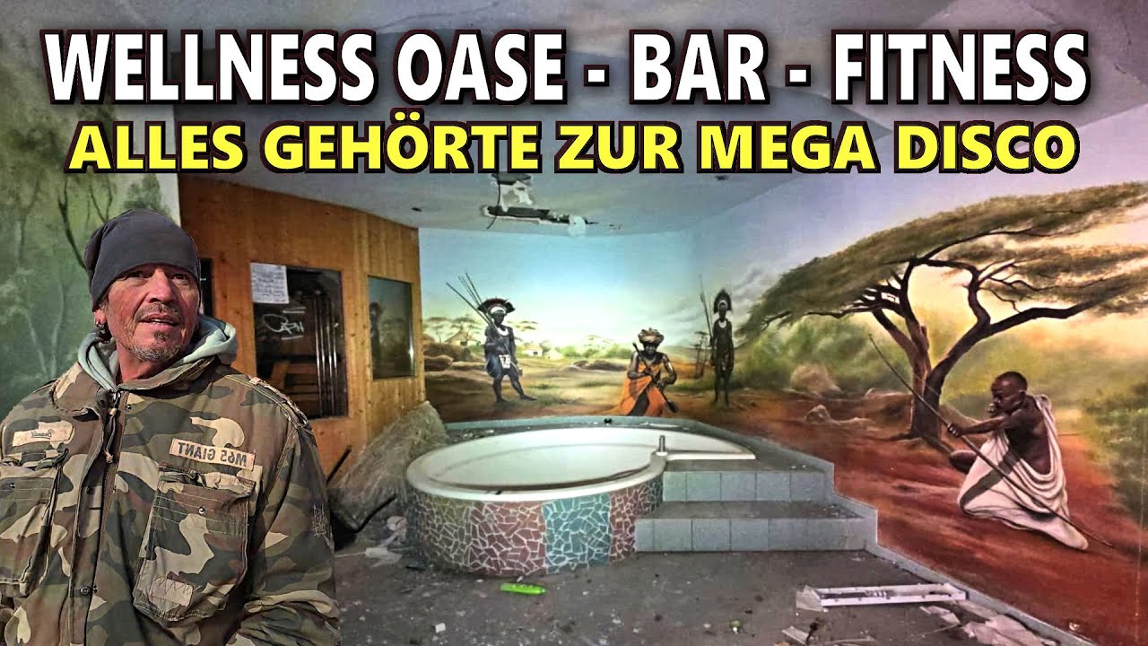 Verlassene Wellness-Oase-Fitnessstudio mit BAR und Kinderplayland 😲😲😲Alles gehörte zur Mega Disco