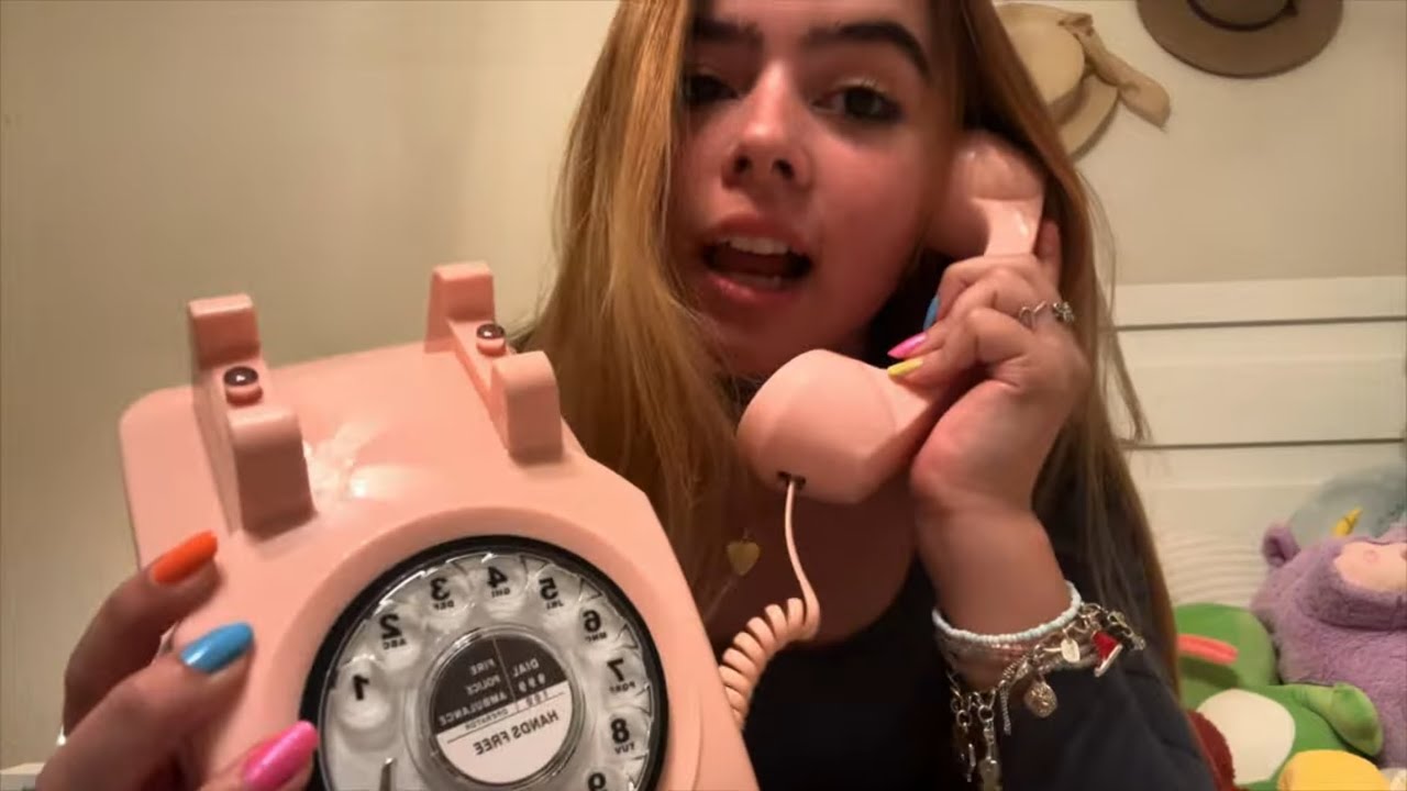 Unboxing/Review Retro Rotary Telephone!! (Light Pink)