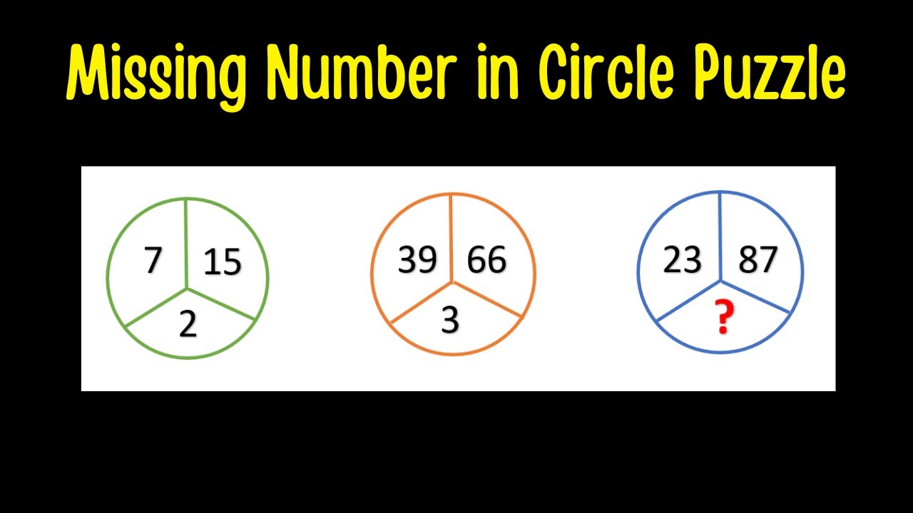 Find the Missing Number in the Circle Puzzle.