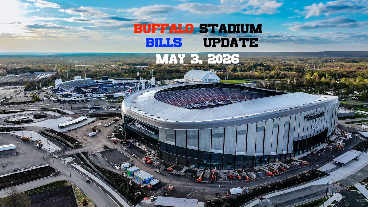 Buffalo Bills New Stadium Update *May 3, 2026* - Drone Video