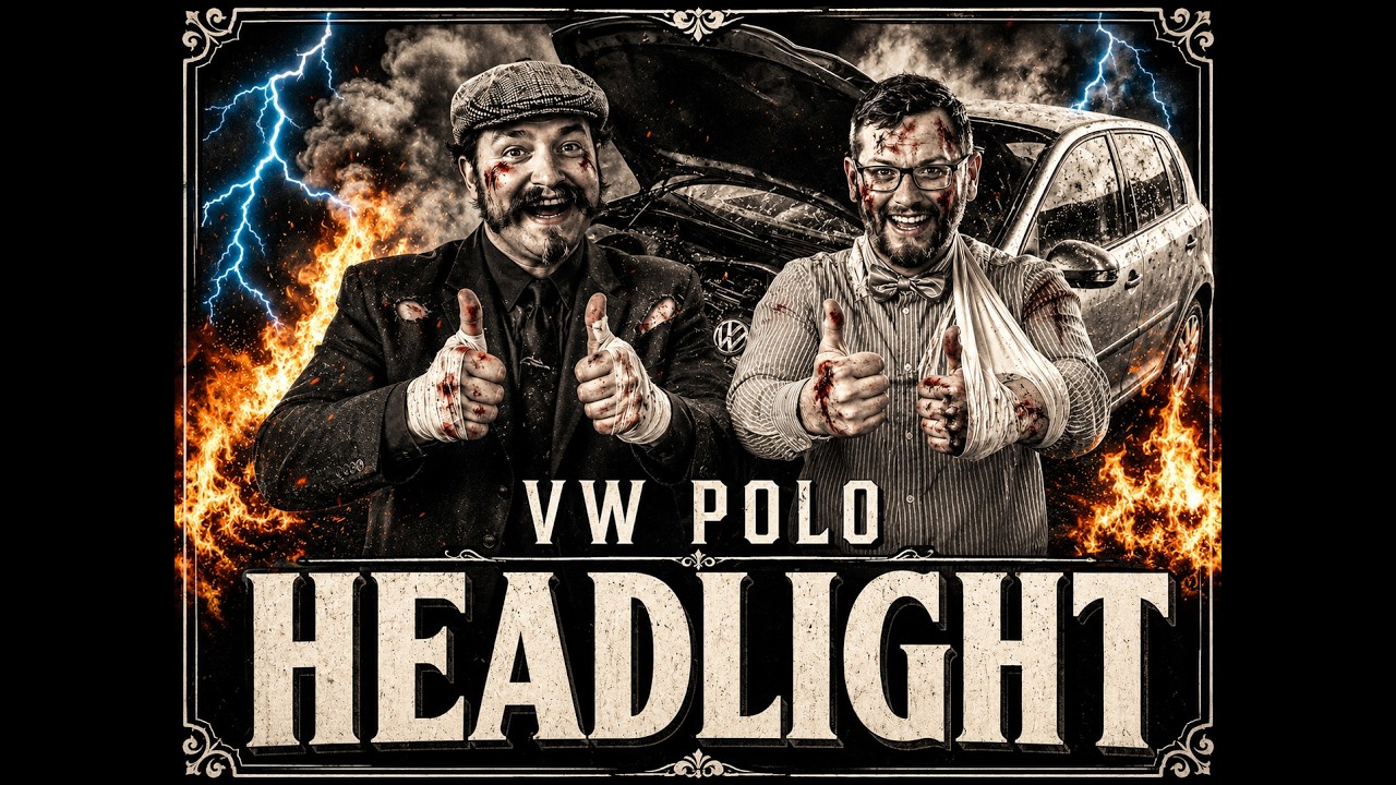 VW POLO - Headlight (Caution, may contain fire)