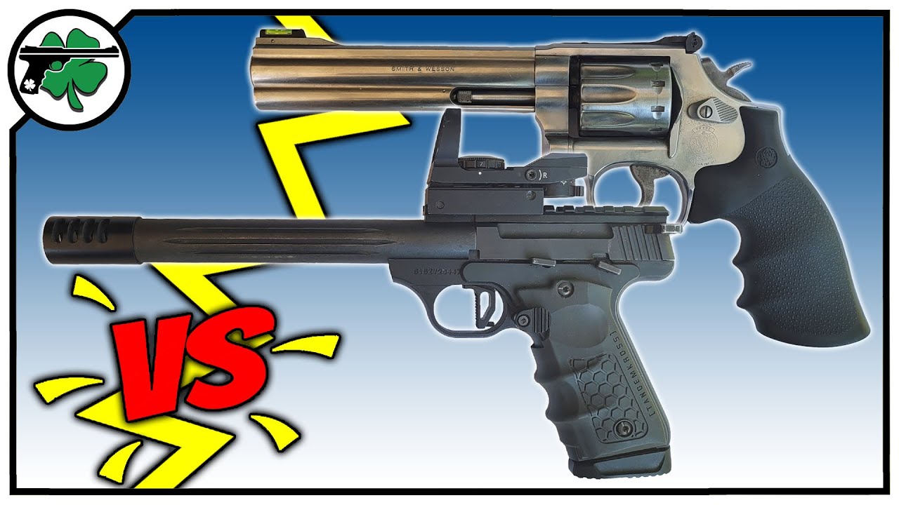 Револьвер S&W Model 617 против Browning Buckmark. Кто победит?