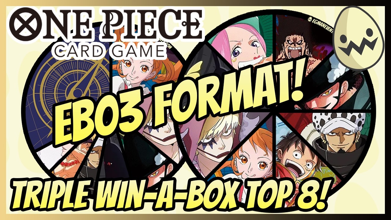 Карточная игра One Piece: формат EB03! Тройной выигрыш в коробке: разбор 8 лучших колод!