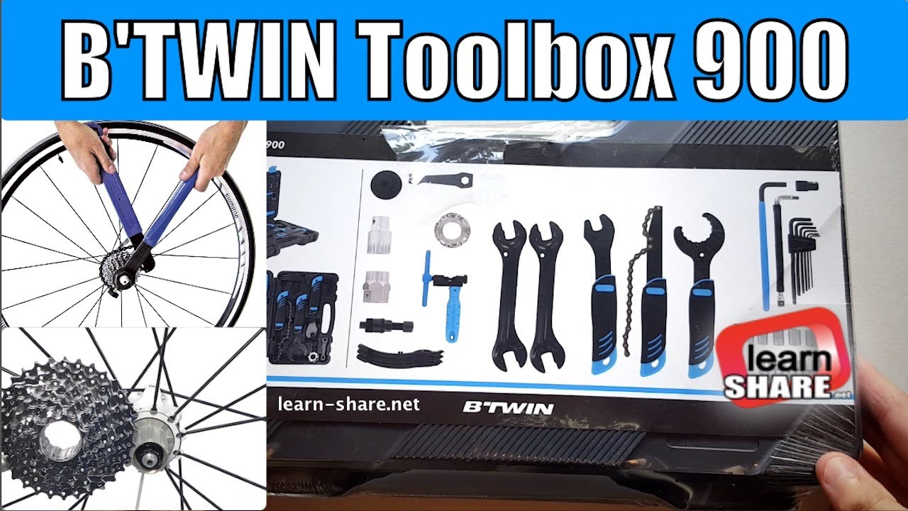 Bike Tool Kit Set - Bike Tools Must Have - BTWIN 900 Tool Box