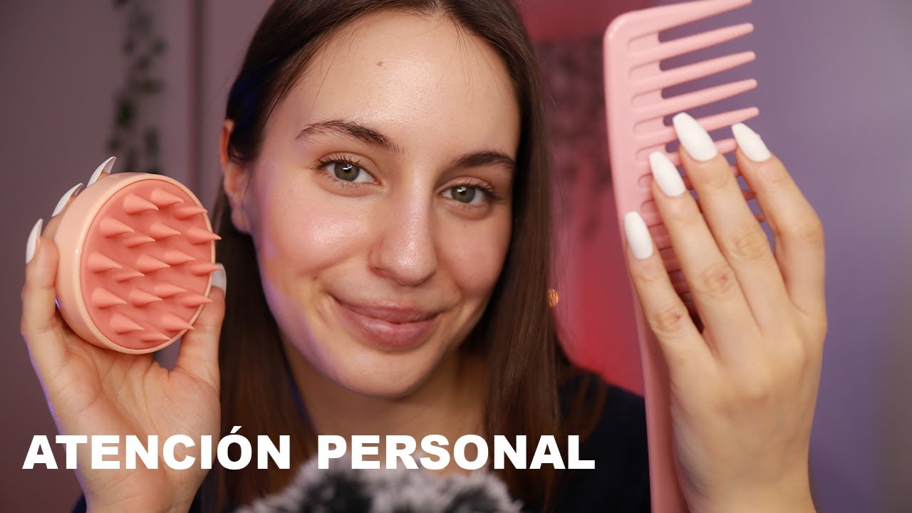 ASMR Jugando con tu pelo (con uñas largas!) - Atención Personal 🌷