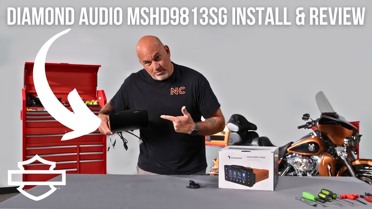 Diamond Audio MSHD9813SG Head Unit Install | 1998 - 2013 Harley-Davidson