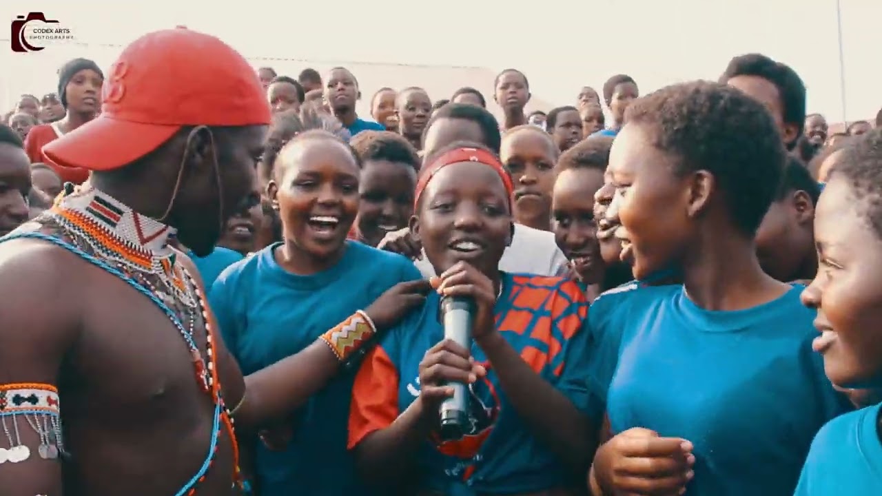 Amazing energy from @Sekenani Girls Secondary school . Papaa Masai foundation