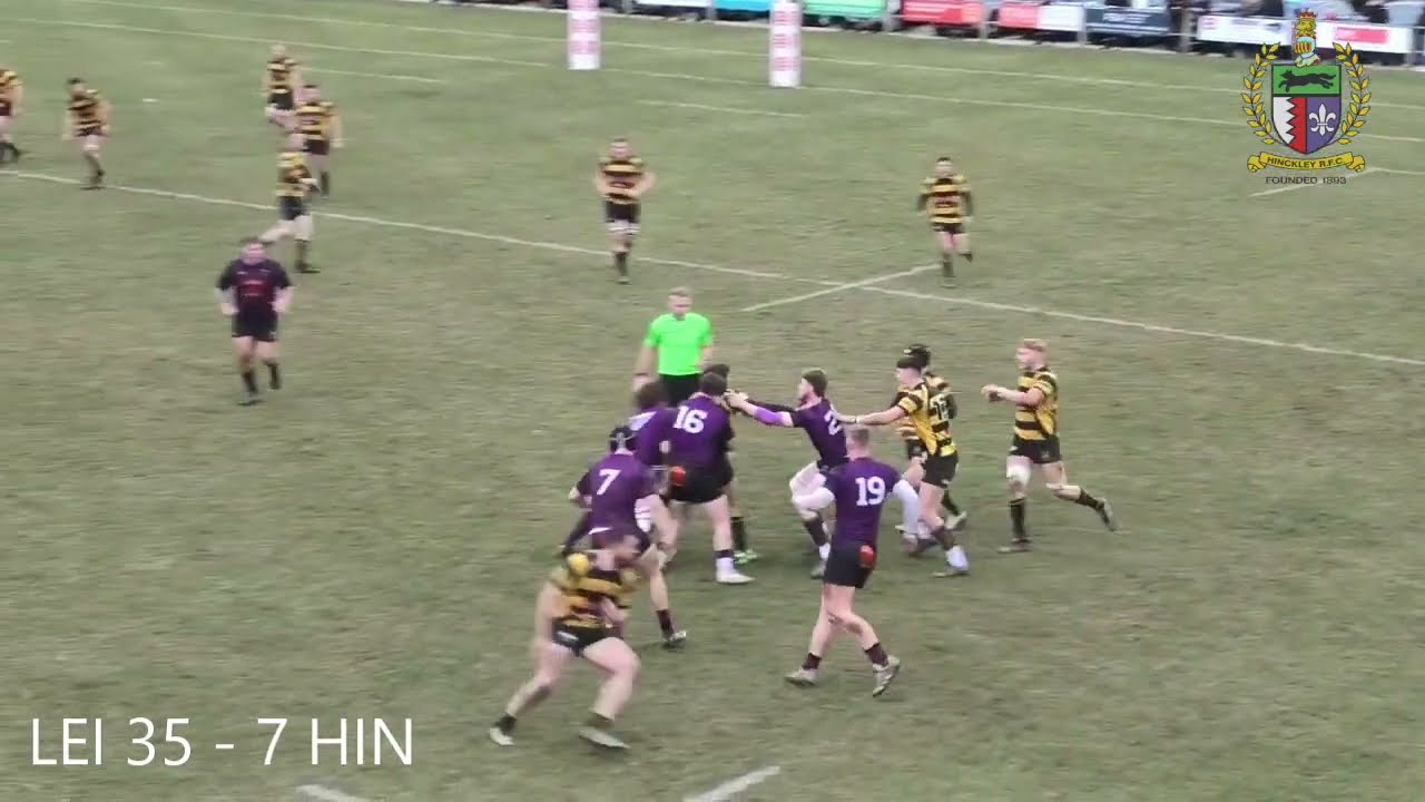 Leicester Lions RFC V Hinckley RFC 1stXV 04/02/23 highlights