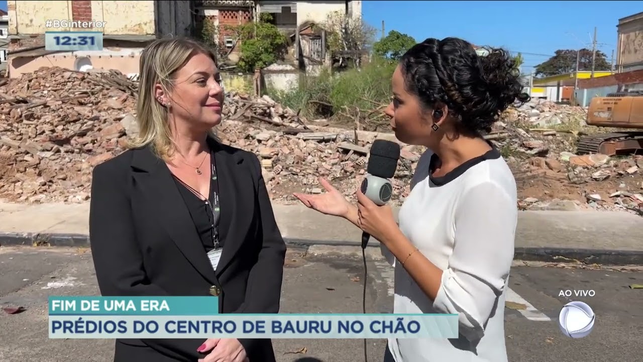 Fim de uma era: Prédios do centro de Bauru no chão
