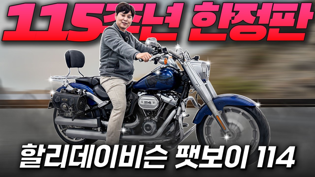 #할리데이비슨 #팻보이114 '115주년 기념 900대 한정 생산 팻보이'