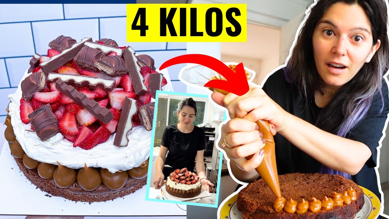 ME ENCANGARON una TORTA BROWNIE de 4 KILOS de JULIETA BOSTAL