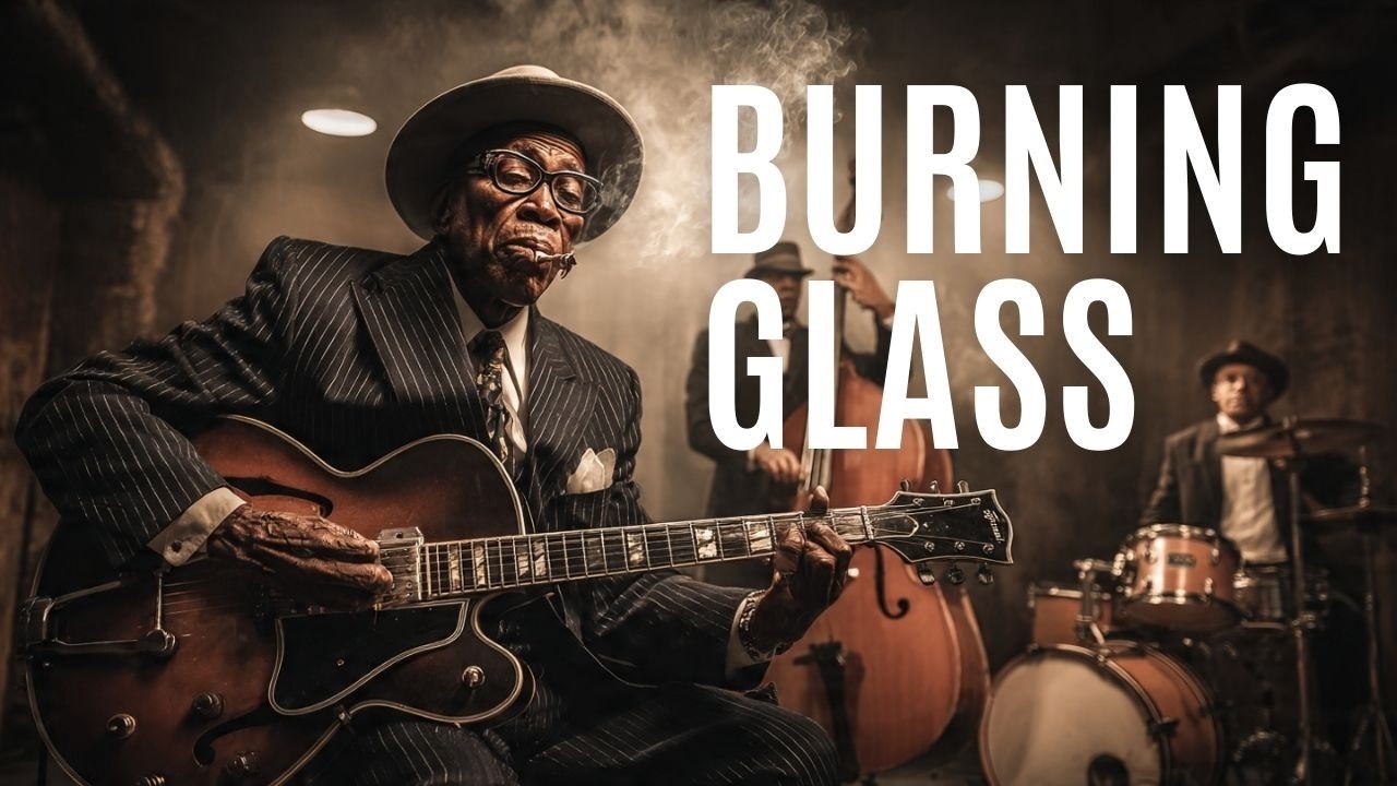 Burning Glass – Midnight Chicago Blues | Soulful Guitar