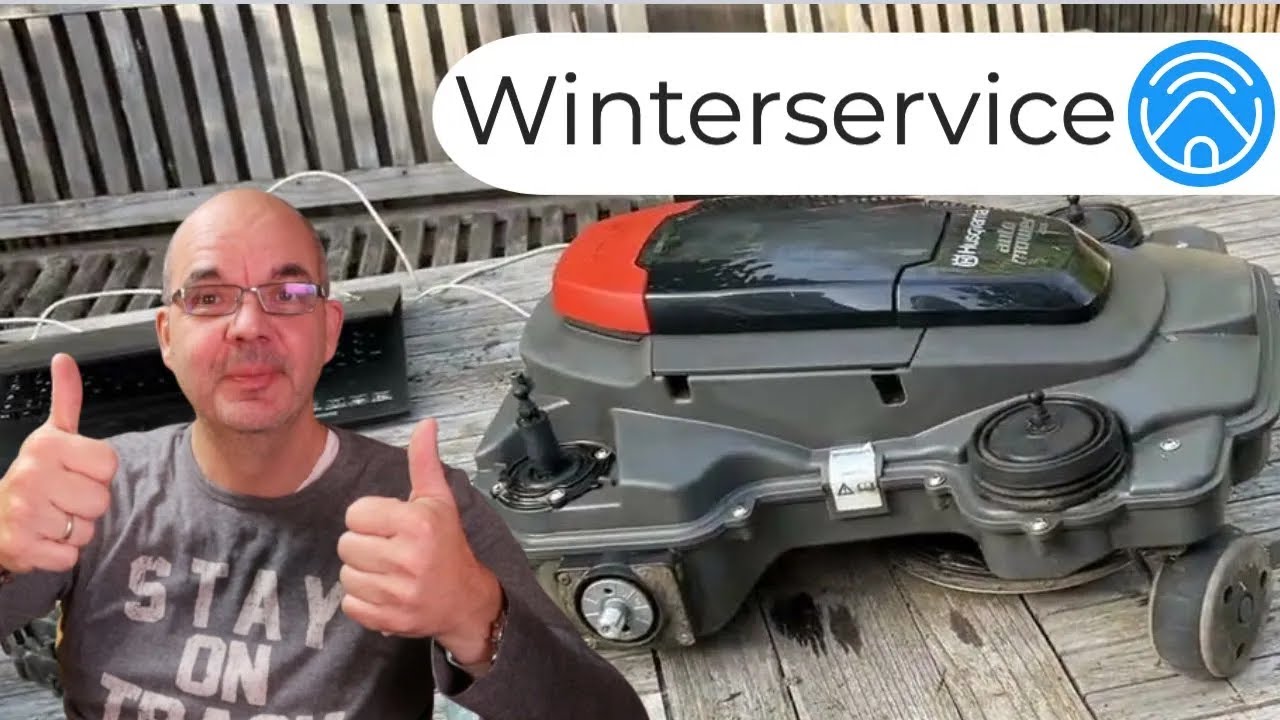 Winterservice für den Mähroboter Husqvarna, Bosch, Gardena