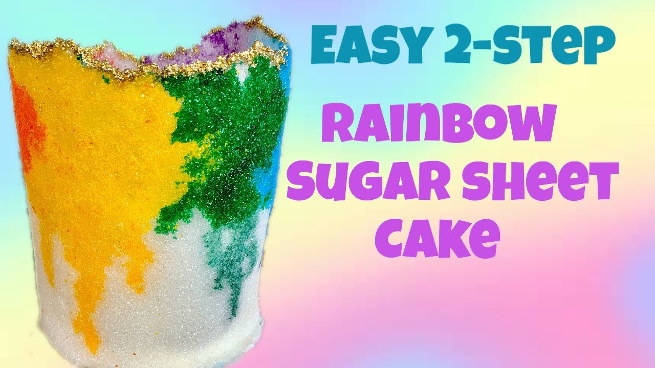 Sugar Sheet Technique | How To Make A Sugar Sheet Cake