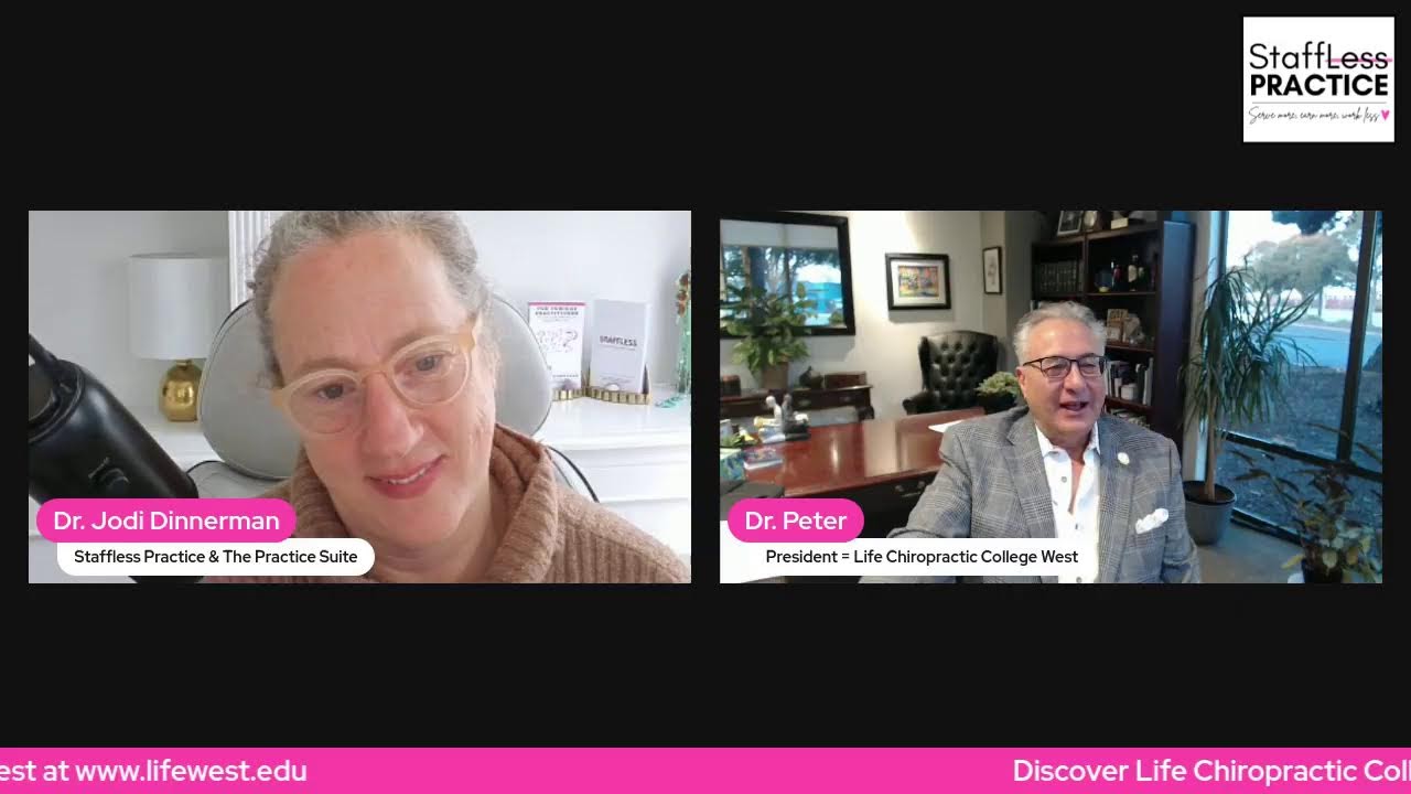 Live with Dr. Peter Kevorkian of Life Chiropractic College West on the JOY of practice!