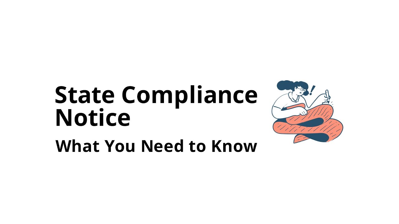What Is a “Compliance Notice” From the State?