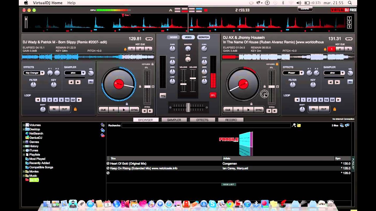 Virtual DJ Tutorial N°2 Transition bouclage + effet (Français)