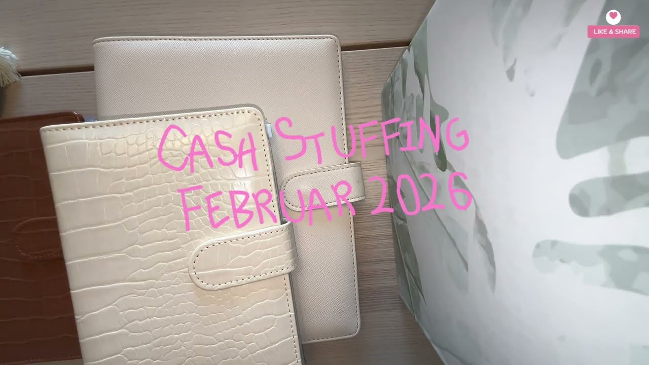 Cash Stuffing Februar 2026 || Sparen mit der Umschlagmethode 
