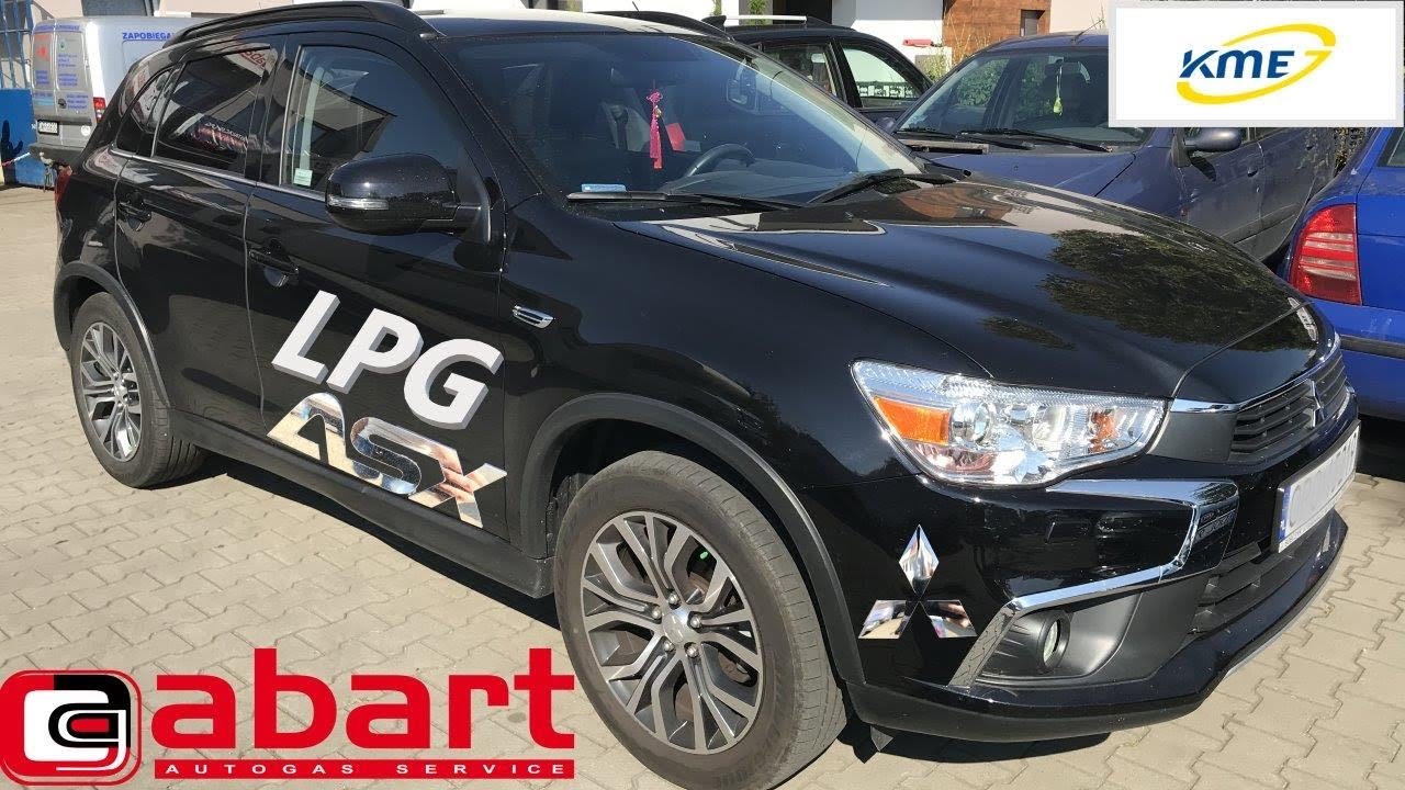 Klasyczny SUV Mitsubishi ASX 1.6 oszczędny po montażu instalacji gazowej KME NevoSun w Abart Wrocław