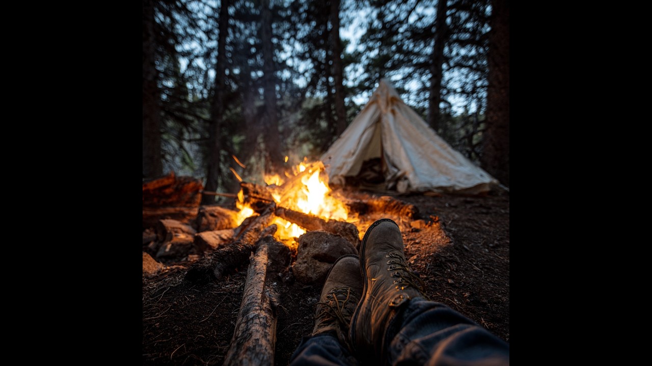 8 Hours of Camping Fire 🔥 Crackling Campfire Sounds for Sleep, Relaxing Nature Ambience