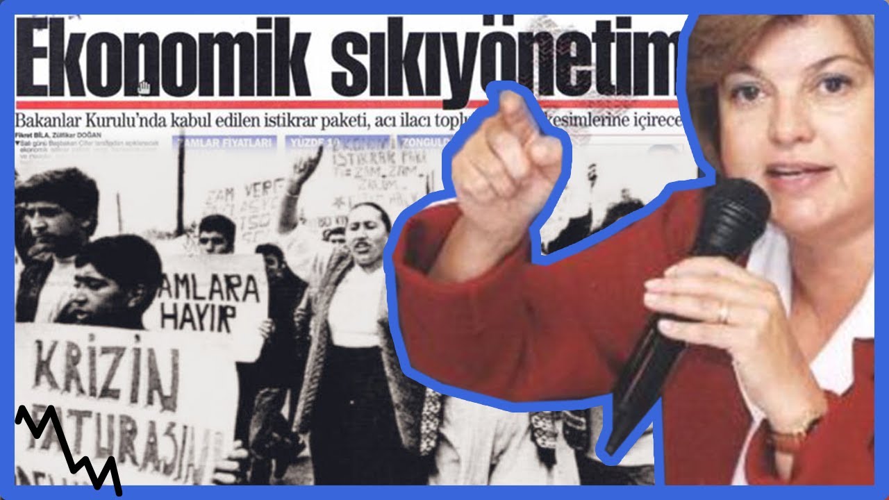 Çiller'in ekonomi karnesi: 1994 krizi ve 5 Nisan Kararları | Devalüasyon, enflasyon, ekonomik çöküş