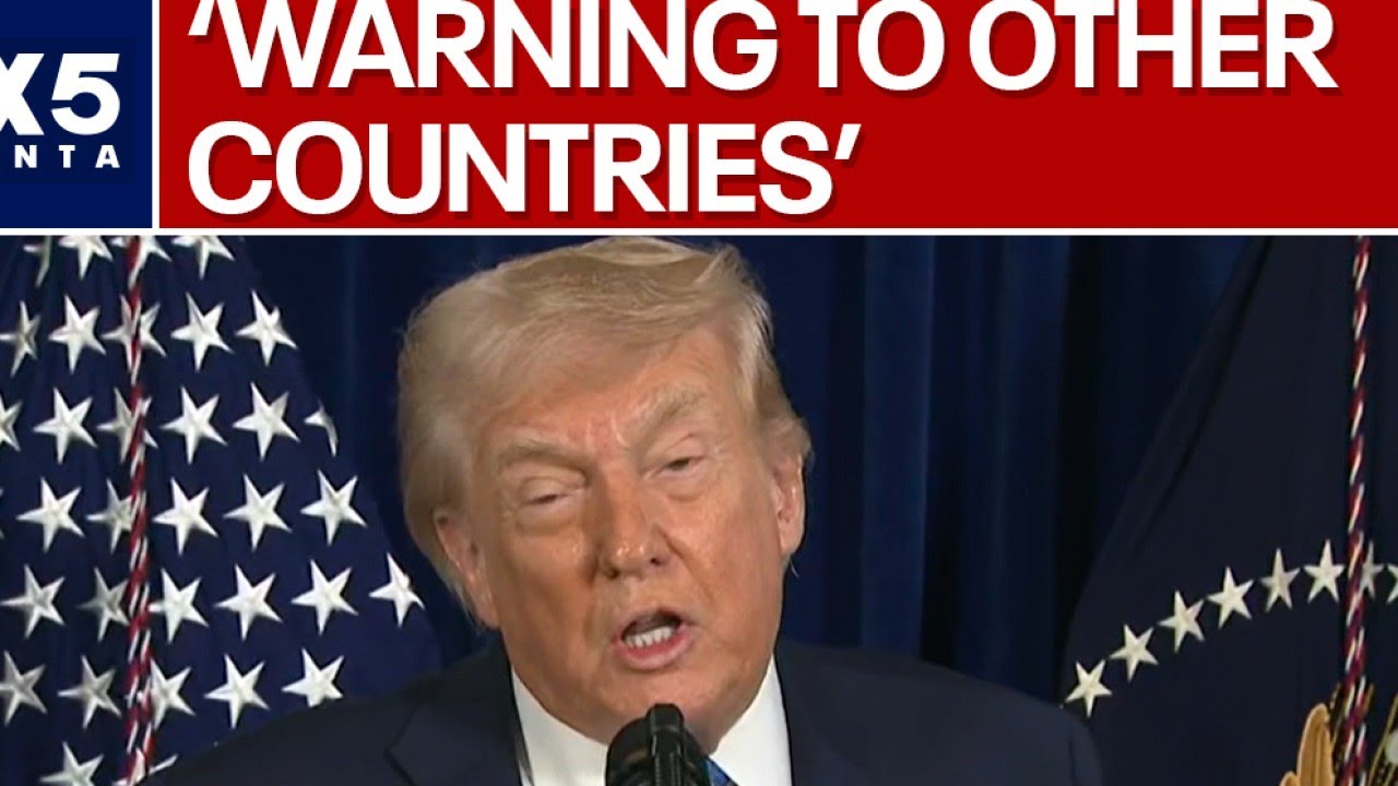 Trump says Venezuela operation is a 'warning' to anyone who threatens US | FOX 5 News