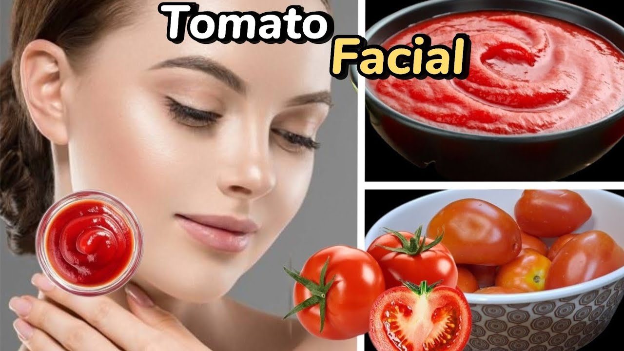 Tomato Facial🍅 at Home Get Bright and Clear Skin✨️ Miracle with Tomato Facial...