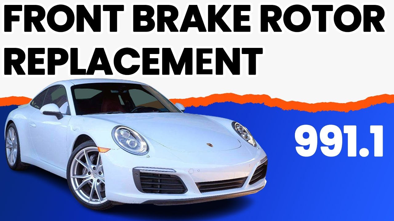 Замена переднего тормозного ротора Porsche 991.1 Carrera (2012 - 2016)