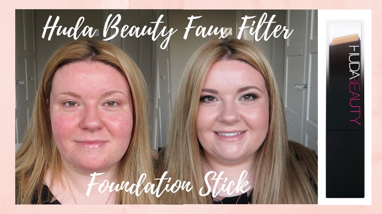 NEW! Huda Beauty Faux Filter Skin Finish Buildable Coverage Foundation Stick Review | Emma Swann