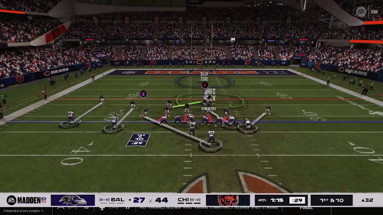 Madden 26 franchise Pre-Season 2026 wk. 1