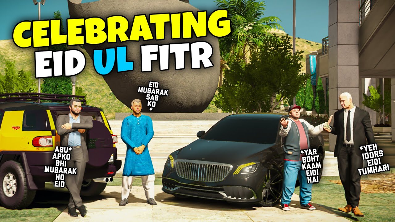 DADA ABU AND JIMMY CELEBRATING EID 2021 | EID UL FITR DAY FIRST | GTA 5 PAKISTAN