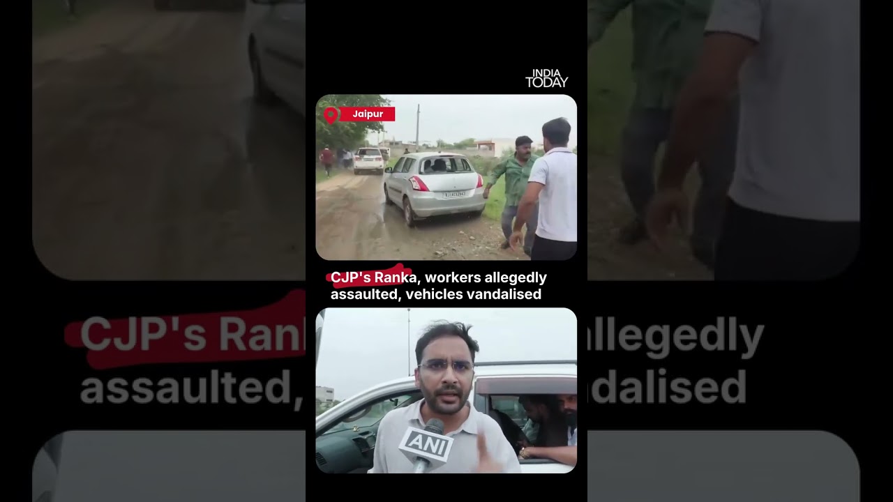 CJP Spokesperson Ashutosh Ranka Allegedly Attacked As Violent Clash Erupts In Jaipur
