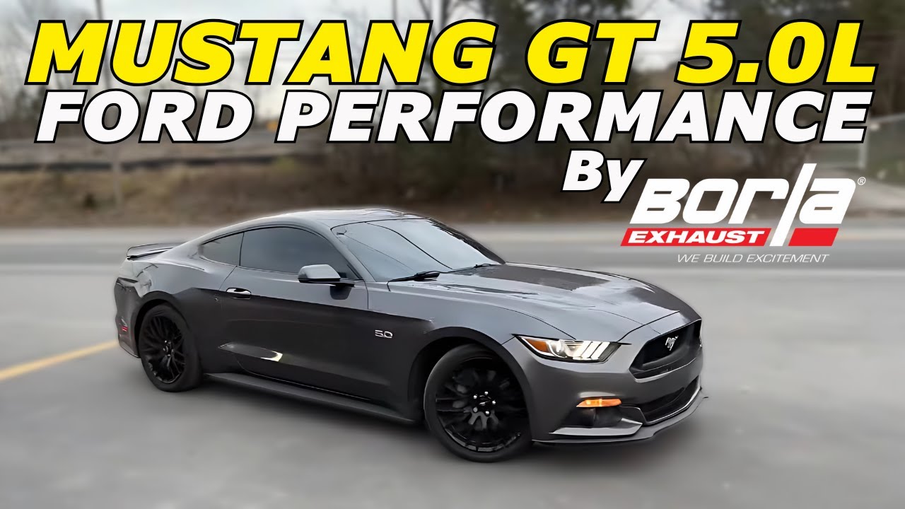 2017 Ford Mustang GT 5.0 V8 Exhaust Sound w/ Ford Performance Exhaust System By Borla!