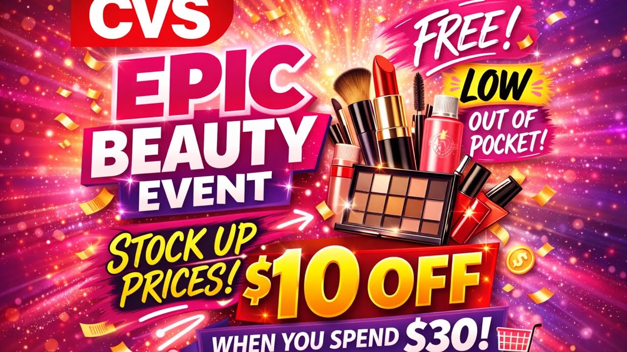 CVS COUPONING| THIS WEEK’S DEALS EPIC BEAUTY SALE  (3/1-3/7) 